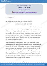 Đề thi giữa kì 1 Văn 10 Chân trời sáng tạo - Đề số 6